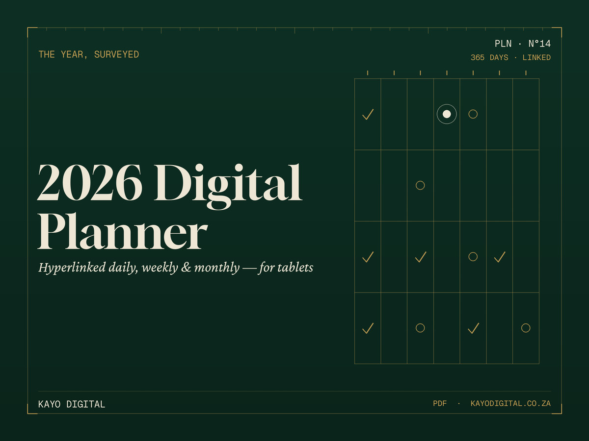 2026 Digital Planner