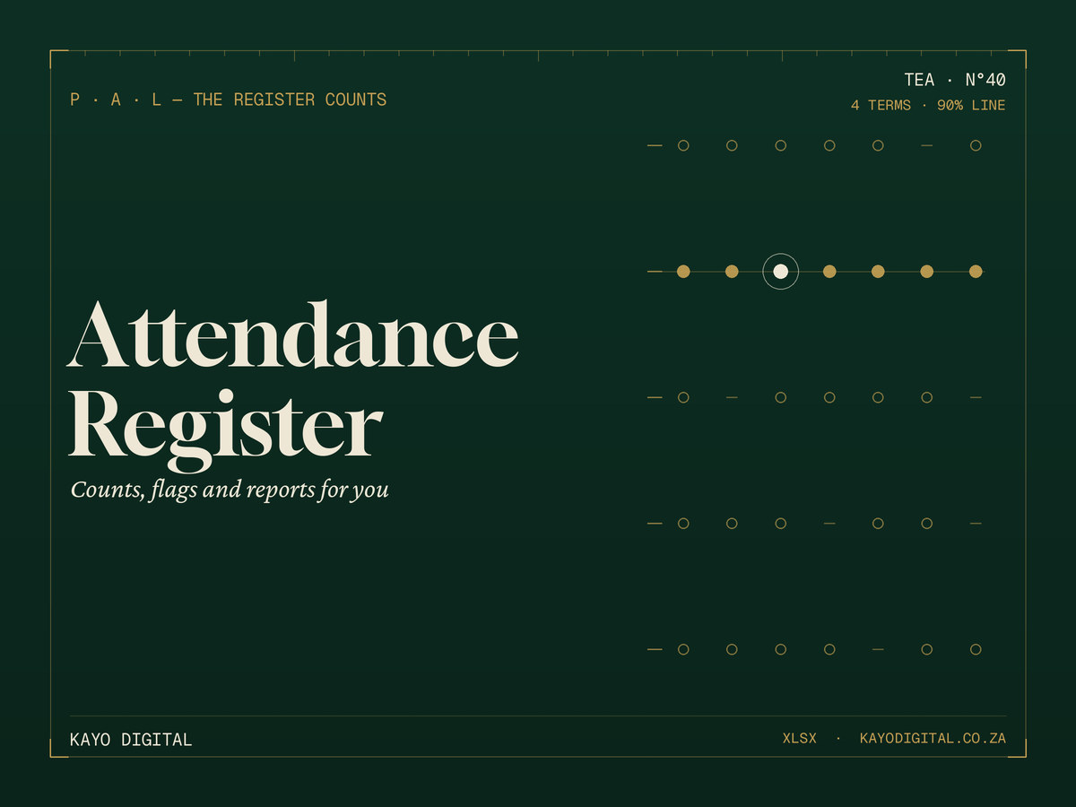 Attendance Register + Analytics