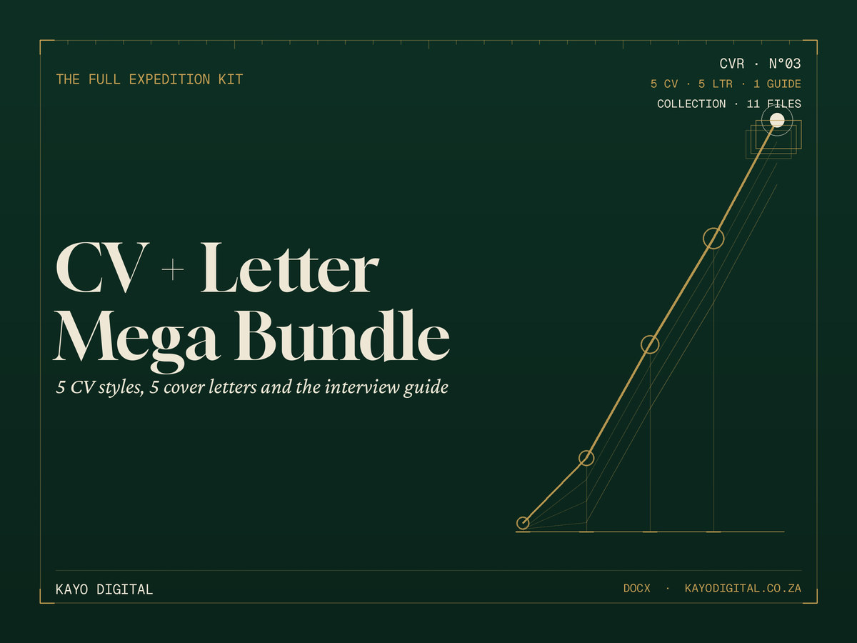CV + Cover Letter Mega Bundle