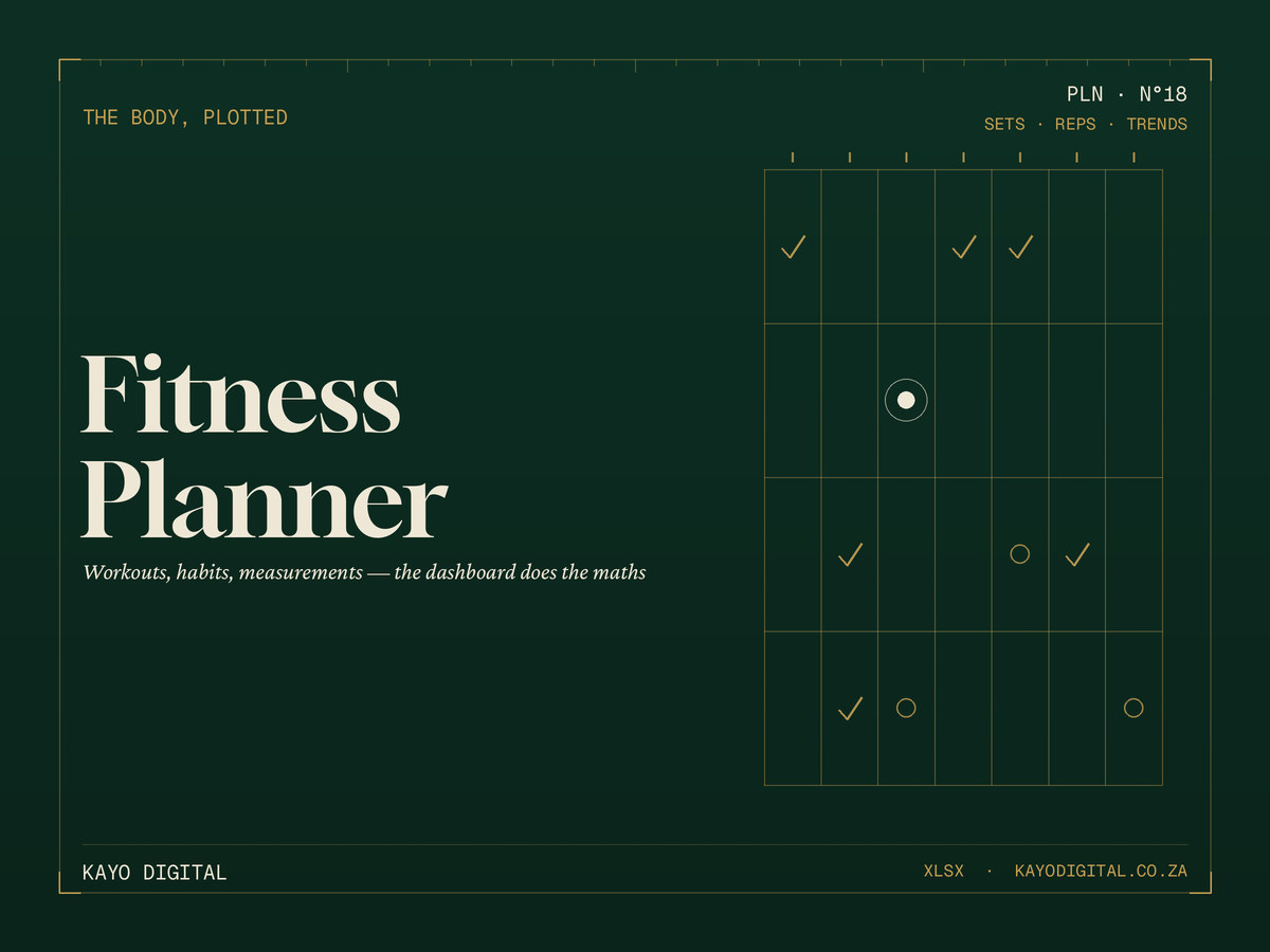Fitness & Wellness Planner