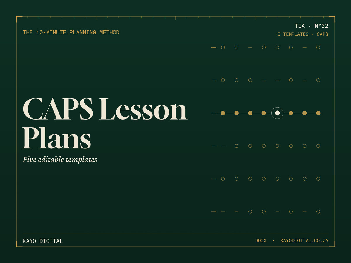 CAPS Lesson Plan Pack