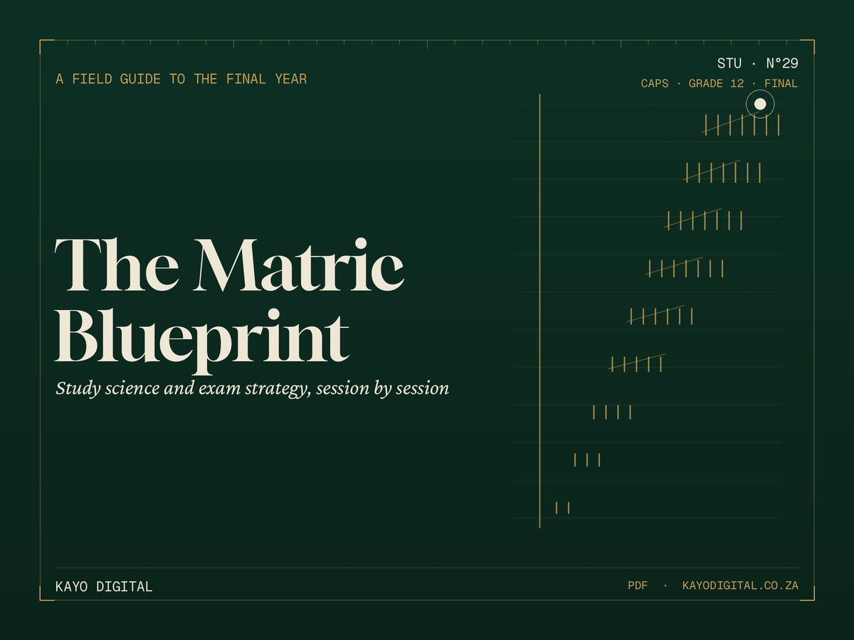The Matric Blueprint