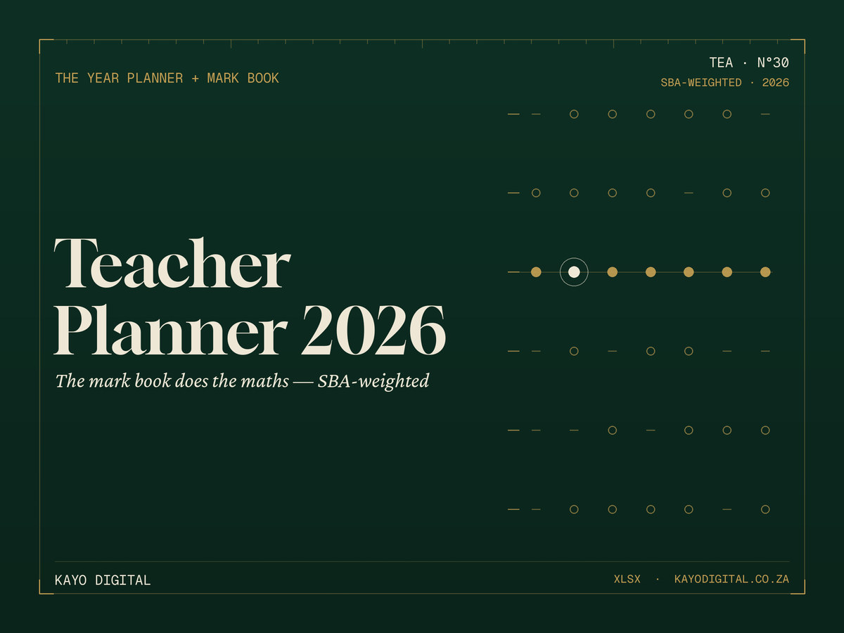 Teacher Planner & Mark Book 2026